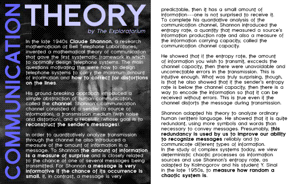 Did Claude Shannon take into account the explosive masses of population that appeared since 1950?
