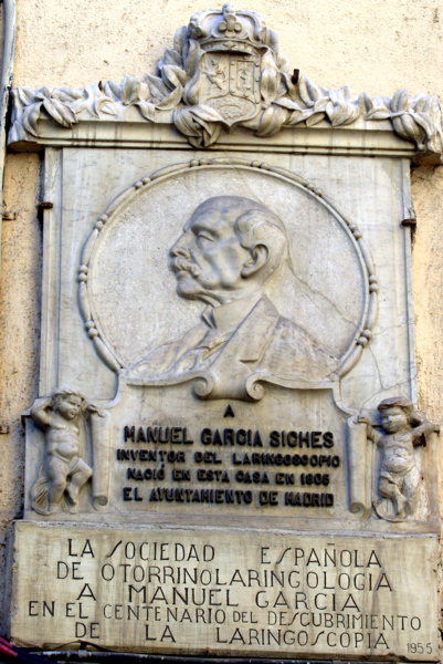 Placa de Manuel García Siches