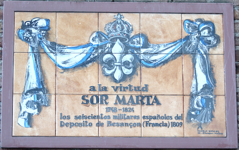 Placa de Sor Marta